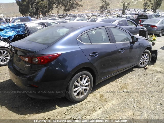 3MZBM1V76FM159357 - 2015 MAZDA 3 TOURING Dark Blue photo 4