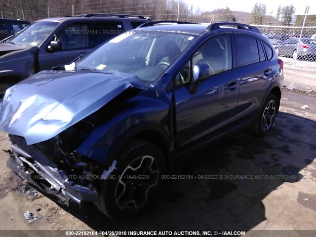 JF2GPAWC2DH212800 - 2013 SUBARU XV CROSSTREK 2.0 PREMIUM BLUE photo 2