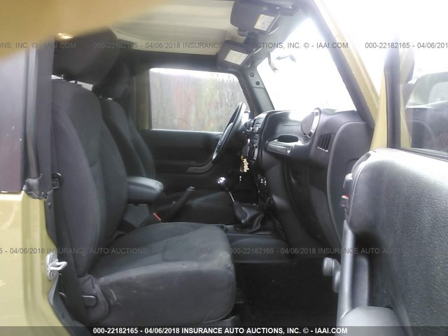 1C4AJWAG8DL538112 - 2013 JEEP WRANGLER SPORT 绿色 照片 5