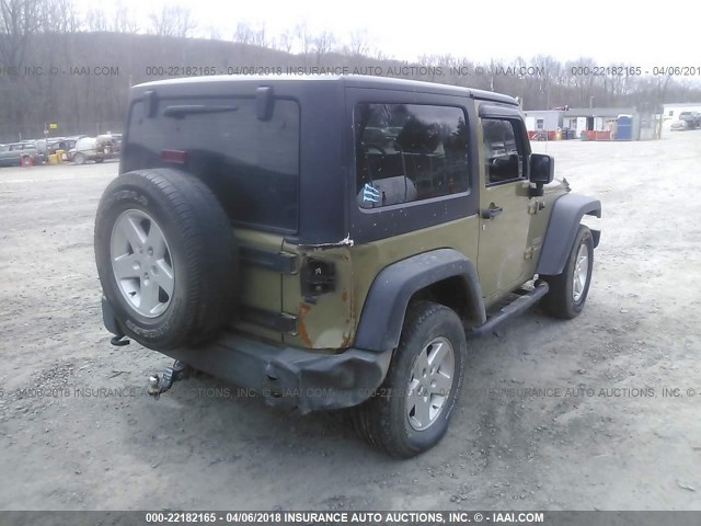1C4AJWAG8DL538112 - 2013 JEEP WRANGLER SPORT 绿色 照片 6