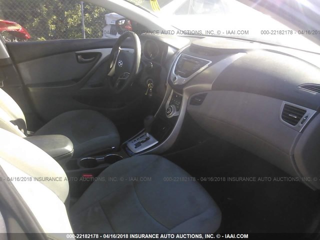 KMHDH4AE5BU080088 - 2011 HYUNDAI ELANTRA GLS/LIMITED SILVER photo 5