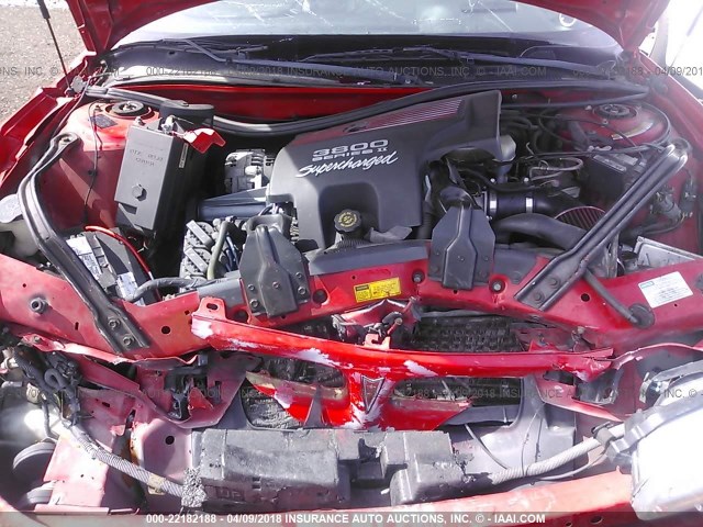 1G2WP1219WF330473 - 1998 PONTIAC GRAND PRIX GTP SILVER photo 10