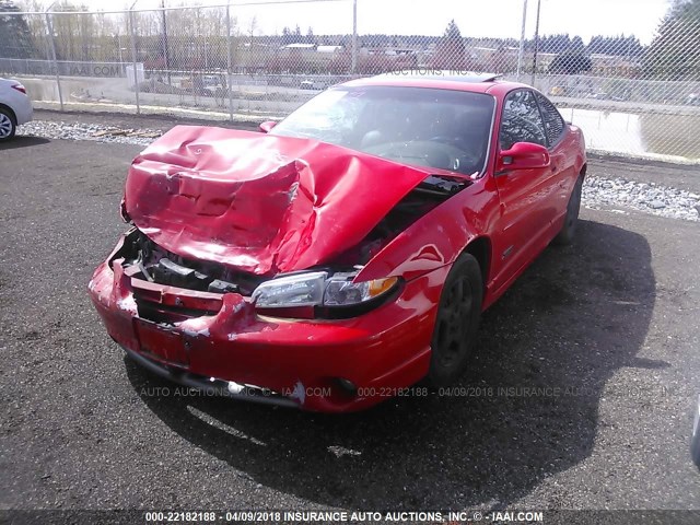 1G2WP1219WF330473 - 1998 PONTIAC GRAND PRIX GTP SILVER photo 2