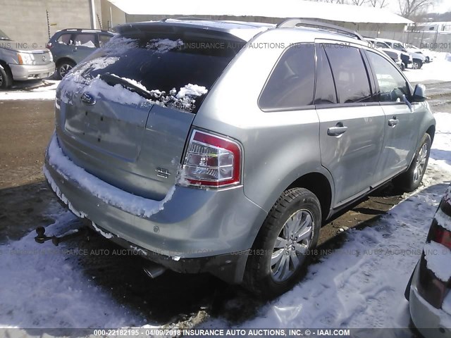 2FMDK49C97BA38329 - 2007 FORD EDGE SEL PLUS SILVER photo 4