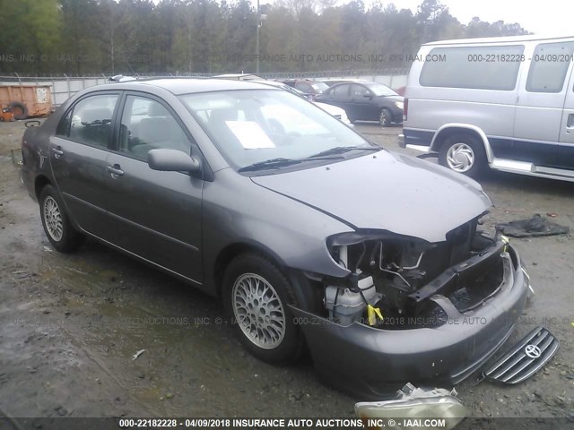 1NXBR32E53Z168167 - 2003 TOYOTA COROLLA CE/LE/S GRAY photo 1