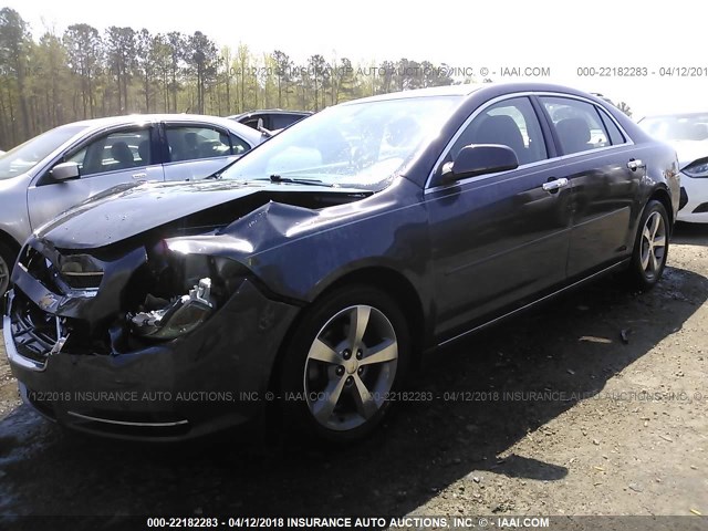 1G1ZC5E06CF282370 - 2012 CHEVROLET MALIBU 1LT 灰色 照片 2