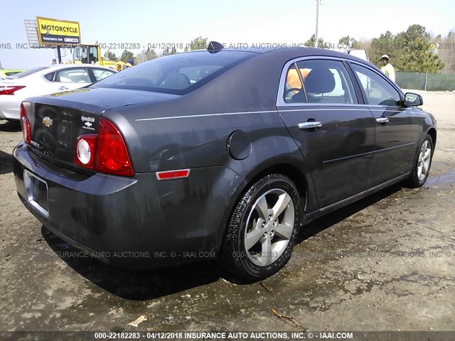 1G1ZC5E06CF282370 - 2012 CHEVROLET MALIBU 1LT 灰色 照片 4