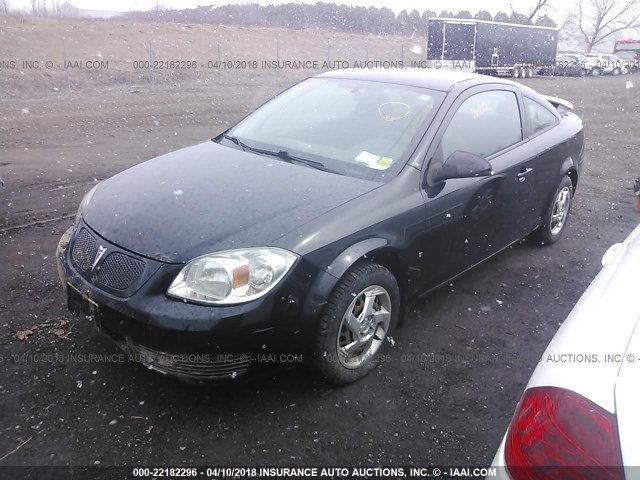 1G2AL15F377227770 - 2007 PONTIAC G5 BLACK photo 2