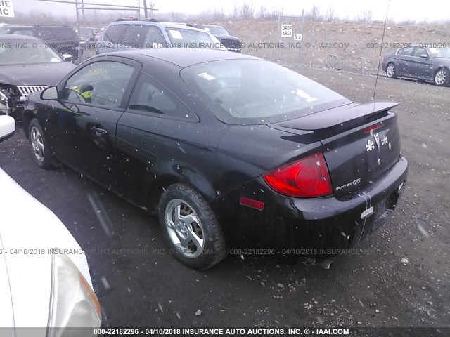 1G2AL15F377227770 - 2007 PONTIAC G5 BLACK photo 3