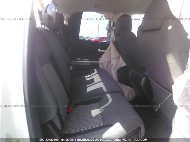 5TFRY5F17FX180865 - 2015 TOYOTA TUNDRA DOUBLE CAB SR/SR5 WHITE photo 8