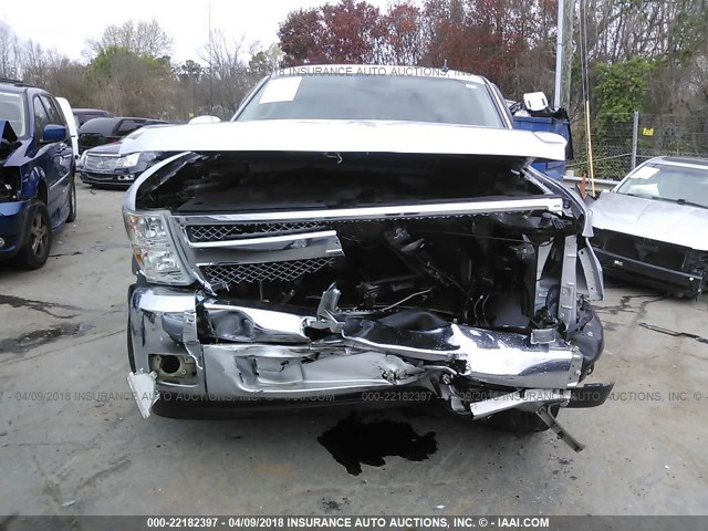 1GCRCSE04DZ143649 - 2013 CHEVROLET SILVERADO C1500 LT SILVER photo 6