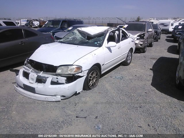 3N1CB51D56L550637 - 2006 NISSAN SENTRA 1.8/1.8S WHITE photo 2