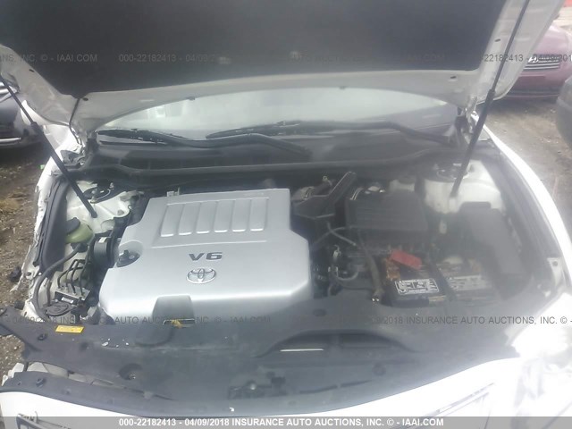 4T1BK3EKXBU610624 - 2011 TOYOTA CAMRY SE/LE/XLE WHITE photo 10