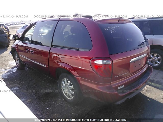 2C8GP54L05R333919 - 2005 CHRYSLER TOWN & COUNTRY TOURING MAROON photo 3