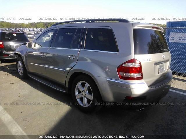 4JGBF71E08A364060 - 2008 MERCEDES-BENZ GL 450 4MATIC GRAY photo 3