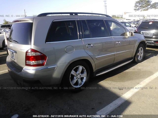 4JGBF71E08A364060 - 2008 MERCEDES-BENZ GL 450 4MATIC GRAY photo 4