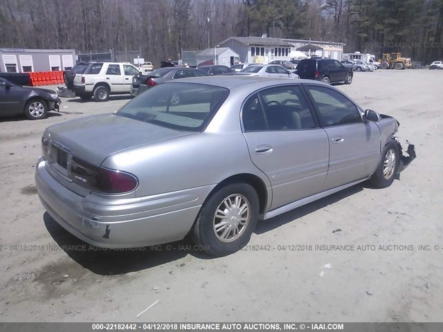 1G4HP52KX44122675 - 2004 BUICK LESABRE CUSTOM SILVER photo 4