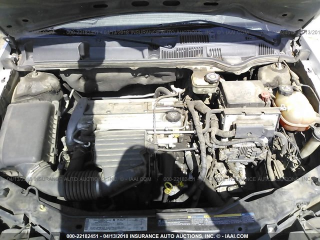 1G8AL52F24Z146213 - 2004 SATURN ION LEVEL 3 WHITE photo 10
