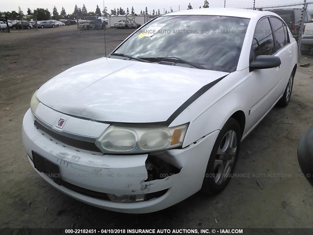 1G8AL52F24Z146213 - 2004 SATURN ION LEVEL 3 WHITE photo 2
