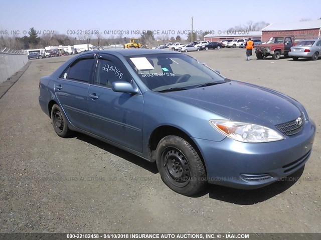 4T1BE32K83U190259 - 2003 TOYOTA CAMRY LE/XLE/SE Көк фото 1