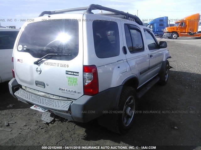 5N1MD28Y04C603218 - 2004 NISSAN XTERRA SE/SC GRAY photo 4