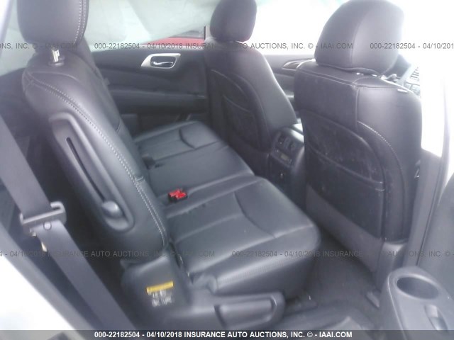 5N1AR2MM3FC600615 - 2015 NISSAN PATHFINDER S/SV/SL/PLATINUM 银色 照片 8