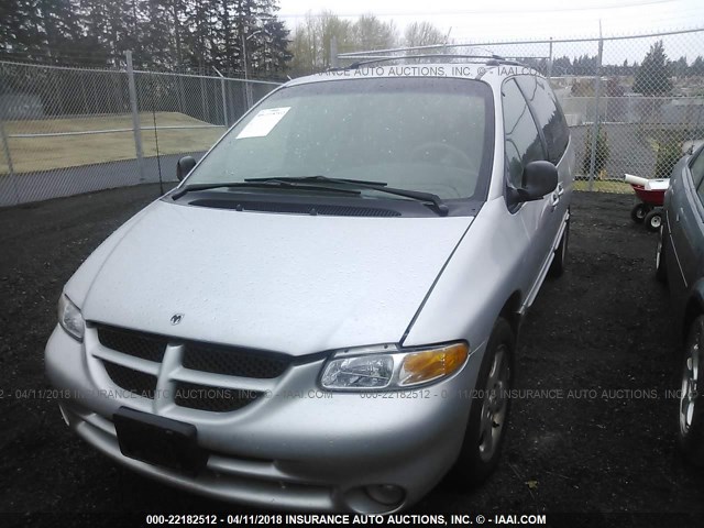 1B4GP44G8YB769433 - 2000 DODGE GRAND CARAVAN SE/SPORT SILVER photo 6