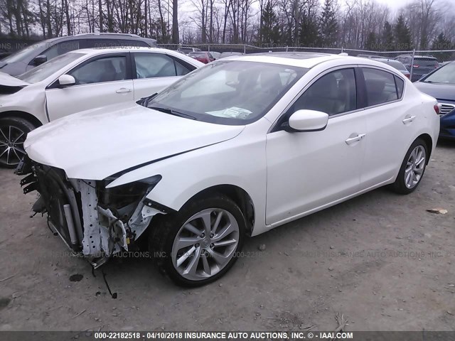 19UDE2F75GA006708 - 2016 ACURA ILX PREMIUM/TECH WHITE photo 2