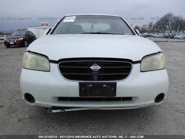 JN1CA31D5YT727287 - 2000 NISSAN MAXIMA GLE/GXE/SE WHITE photo 6