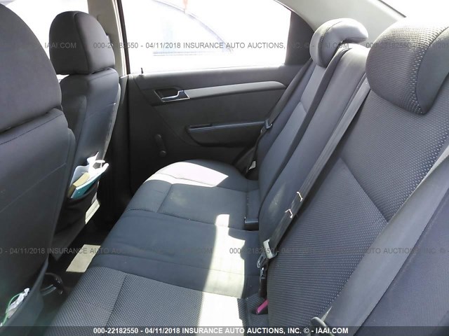 KL1TD56E99B338586 - 2009 CHEVROLET AVEO LS/LT 红色 照片 8