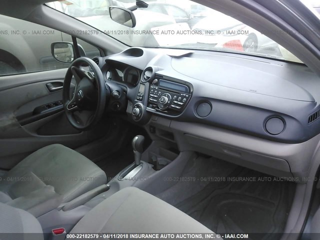 JHMZE2H79AS002890 - 2010 HONDA INSIGHT EX GRAY photo 5