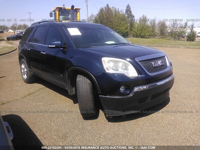 1GKER23D49J155488 - 2009 GMC ACADIA SLT-1 Ciemnoniebieski zdjęcie 1
