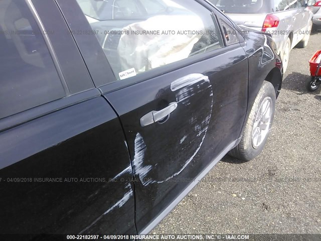 2FMDK36C38BB32688 - 2008 FORD EDGE SE BLACK photo 6