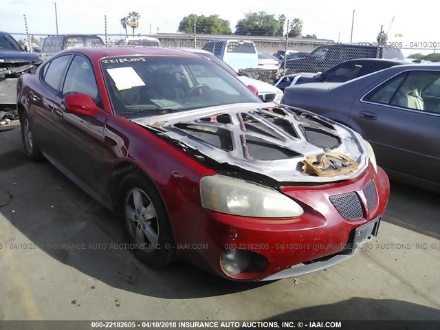 2G2WP552381184836 - 2008 PONTIAC GRAND PRIX Қызыл фото 1