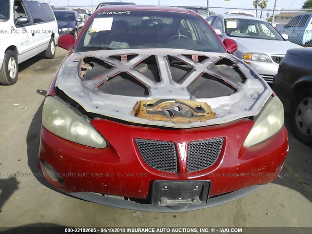 2G2WP552381184836 - 2008 PONTIAC GRAND PRIX Қызыл фото 6