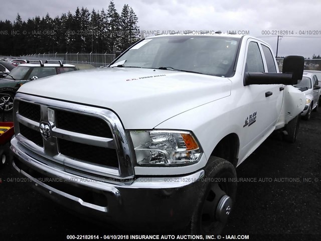 3C63RRGL0FG609740 - 2015 RAM 3500 ST WHITE photo 2