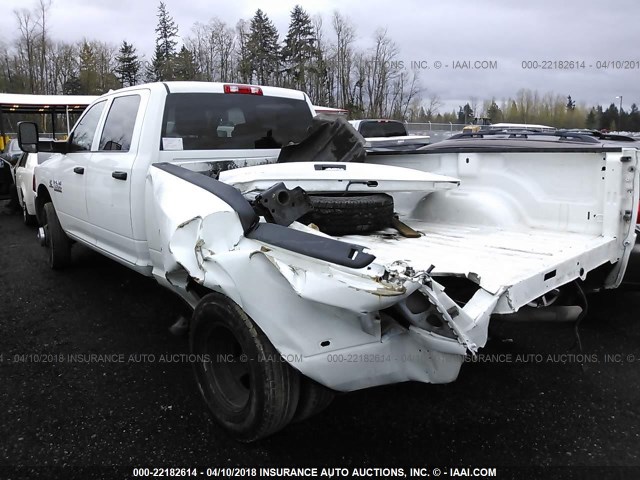 3C63RRGL0FG609740 - 2015 RAM 3500 ST WHITE photo 3