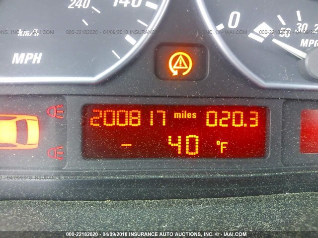 WBABS53451JU85808 - 2001 BMW 330 CI BLUE photo 7