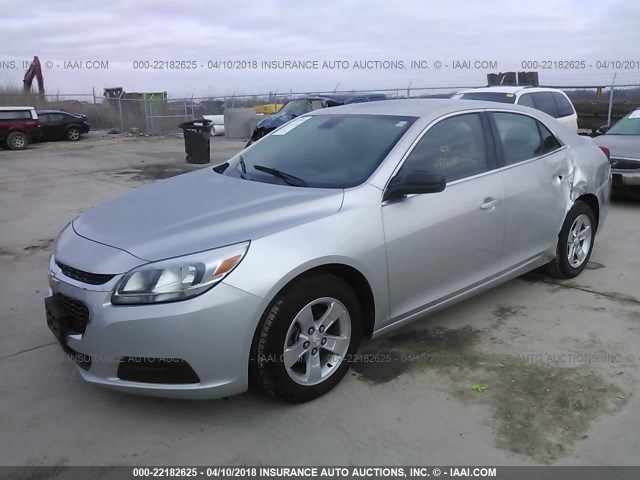 1G11B5SA2GF110825 - 2016 CHEVROLET MALIBU LIMITED LS SILVER photo 2