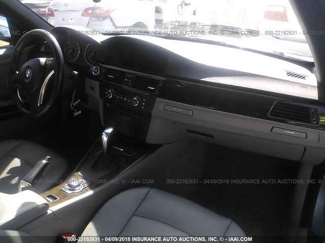 WBAWR33519P343586 - 2009 BMW 328 I SULEV BLUE photo 5