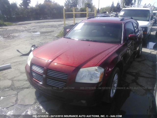 2D8FV48V35H648178 - 2005 DODGE MAGNUM SXT MAROON photo 2