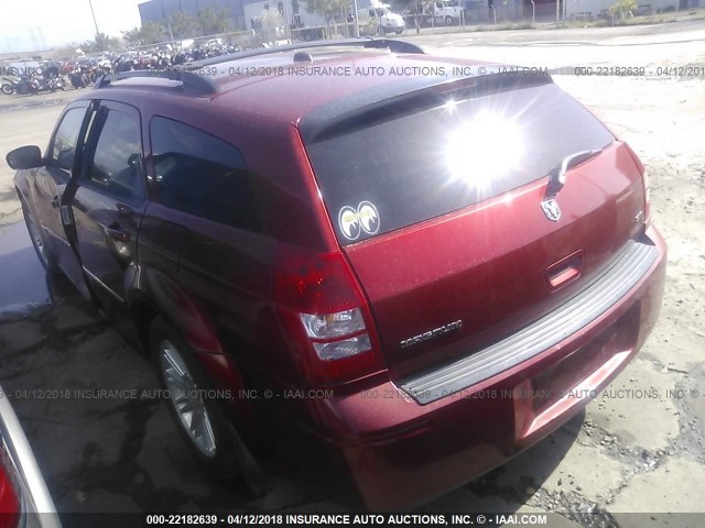 2D8FV48V35H648178 - 2005 DODGE MAGNUM SXT MAROON photo 3