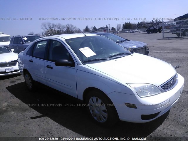 1FAFP34N07W178517 - 2007 FORD FOCUS ZX4/S/SE/SES WHITE photo 1