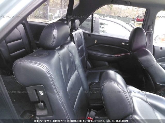 2HNYD18243H521445 - 2003 ACURA MDX BLUE photo 8