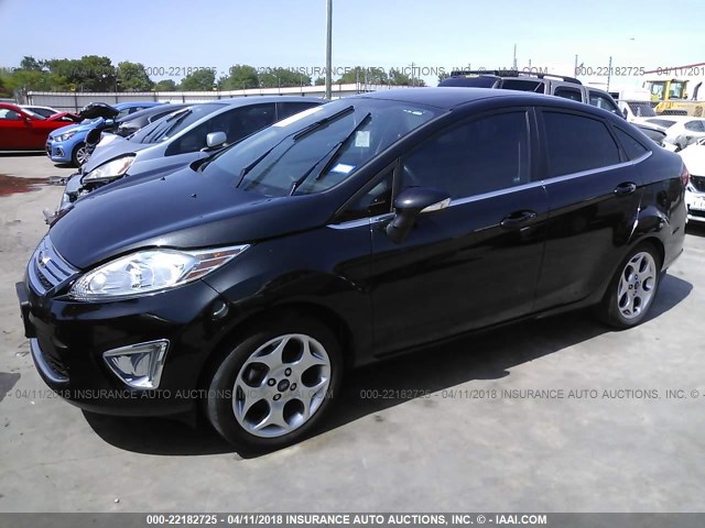 3FADP4CJ0DM185281 - 2013 FORD FIESTA TITANIUM BLACK photo 2