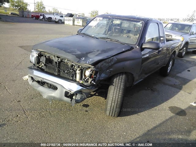 5TEVL52N82Z119839 - 2002 TOYOTA TACOMA XTRACAB BLACK photo 2