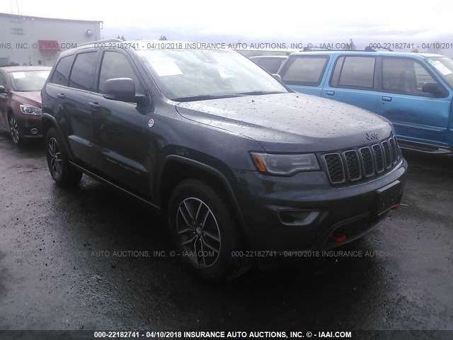 1C4RJFLT7HC772650 - 2017 JEEP GRAND CHEROKEE TRAILHAWK GRAY photo 1