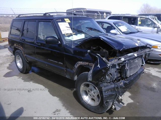 1J4FJ68S8WL146082 - 1998 JEEP CHEROKEE SPORT/CLASSIC Czarny zdjęcie 1