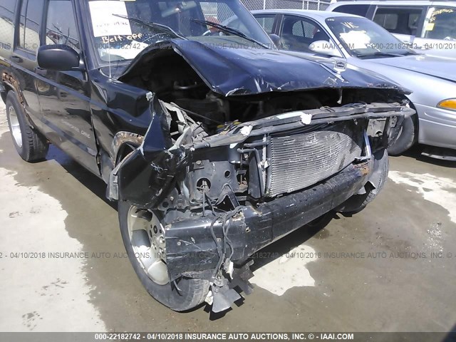 1J4FJ68S8WL146082 - 1998 JEEP CHEROKEE SPORT/CLASSIC Czarny zdjęcie 6