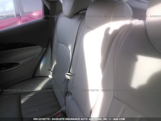 JNKAJ09EX8M303967 - 2008 INFINITI EX35 JOURNEY SILVER photo 8